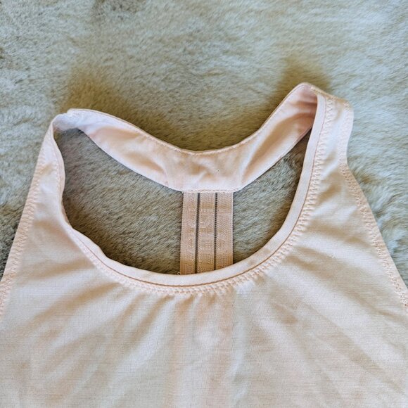 Athleta Tank Top Womens Small Power of She Incline Racerback Light Pink Loose - Picture 2 of 11